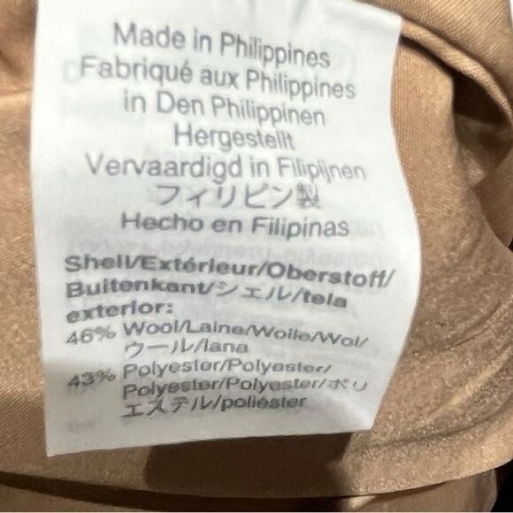 J. Crew Camel Ruffle Front Wool Blend Mini Skirt, Size 0, NWT - Picture 8 of 10